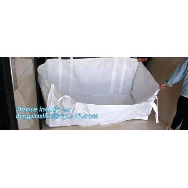 Construction waste skip bag FIBC garbage dumpster PP bulk bag,skip bag skip hop bag skip hop diaper bag, bagplastics,pac
