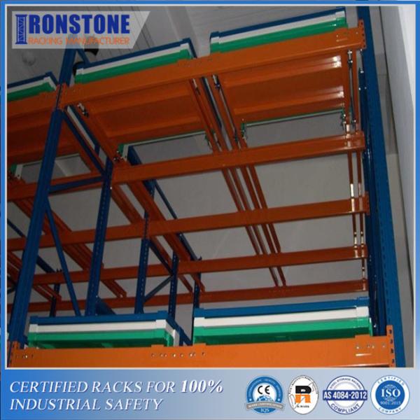 Buy Solid And Robust Construction Push Back Pallet Rack System at wholesale prices