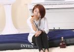 Multi Function Travel Inflatable Bed Customized Logo 1 Minute Inflating