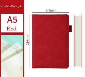 Quality Notebook thickened leather Notepad simple college student A5 meeting notebook for sale