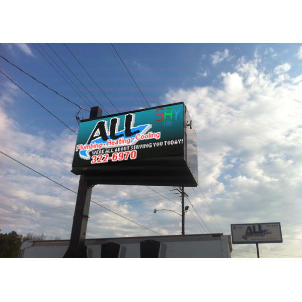 6500 Nits Big P5 Outdoor LED Billboard Electronic , Front Access Led Screen Advertising