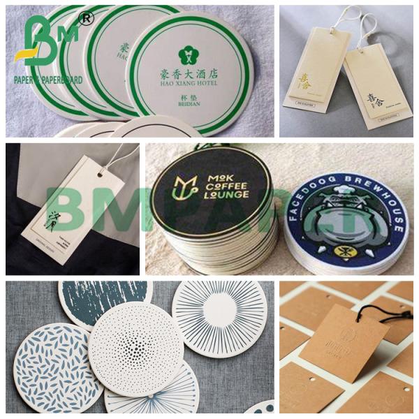 0.4mm Beer Mats Paper Absorbent Uncoated Natural White Board Sheets 0.4mm Beer Mats Paper Absorbent Uncoated Natural White Board Sheets