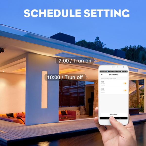 RoHS 9W Smart Light Bulbs Alexa 20lm Smart Life Light Bulb RGBW