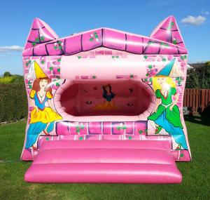 China EN71 Inflatable Princess Bouncy Castle Jumping House For Children on sale