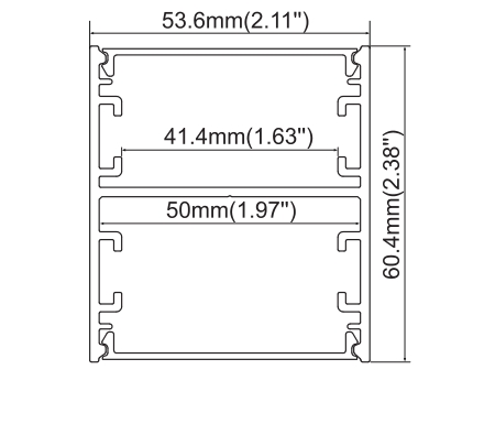 LEDCORP® High-Performance Aluminum Profile Magnetic/Ring/Module for Customizable LED Linear Light