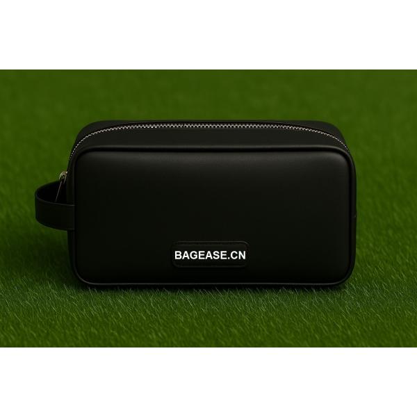 New Waterproof Pu Leather Mens Toiletry Bag Travel Storage Shaving Bag Dopp Kit Portable Wash Cosmetic Makeup Bag