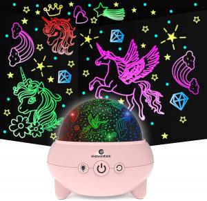 Quality ROHS Unicorns Starry Night Light Projector Multipurpose For Girls for sale