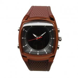 China Men's Dual Time Digital Wrist Watches Double Movement Analog Quartz Watches on sale