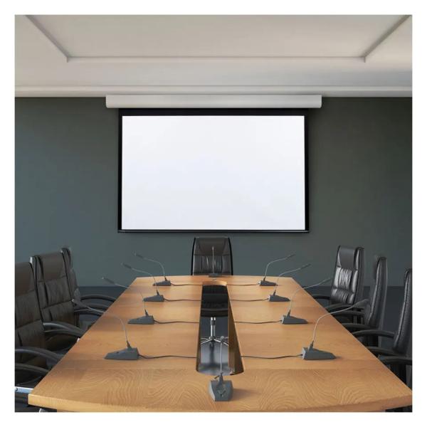 Buy 120'' Matte White Fabric Motorized Projection Screens RF/IR/12V Trigger Remote Controller at wholesale prices
