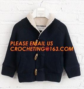 China Stylish warm korean fur knitted new style, kid coat sweaters, China manufacturer quality new design wool baby sweater de on sale