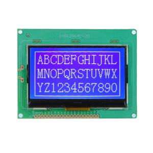 Quality 3 Inch COG LCD Display 350 Cd/M2 LCD Display 128x64 20 Pin Parallel Interface for sale