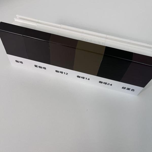 Gkbm New60B brown uPVC window Profiles for Casement windoors