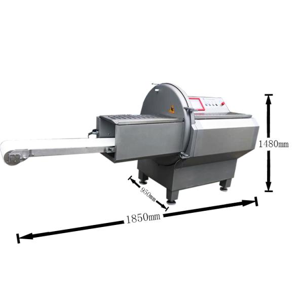 Touch Screen Industrial Meat Slicer Frozen Beef Slicer Steak Cutting