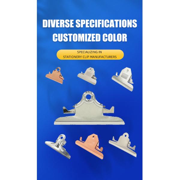 Iron Box File Clips Silver Box File Spring Clip 95mm For File Folder Archive