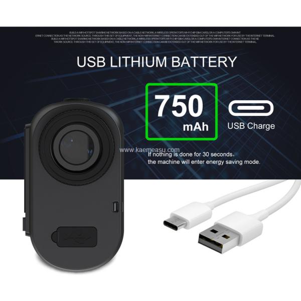 kaemeasu Rechargeable Laser Rangefinder Voice Golf Range Finder LCD Display Telescope With Side Screen J1200