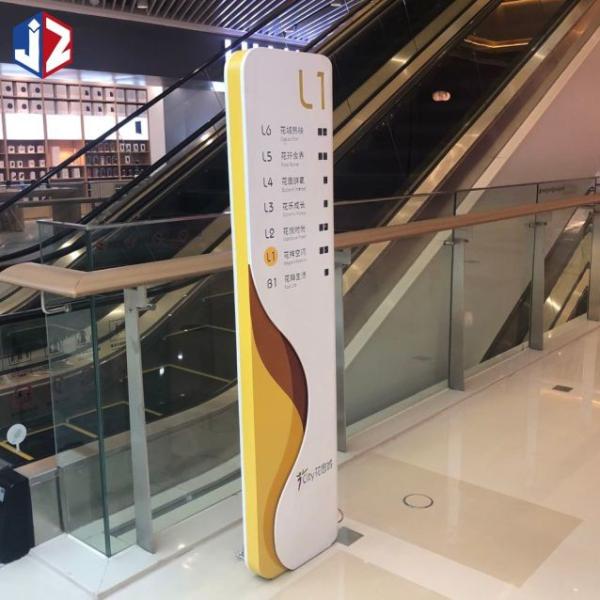 Shopping Mall Wayfinding Signage High Brightness Illuminated Sign Board
