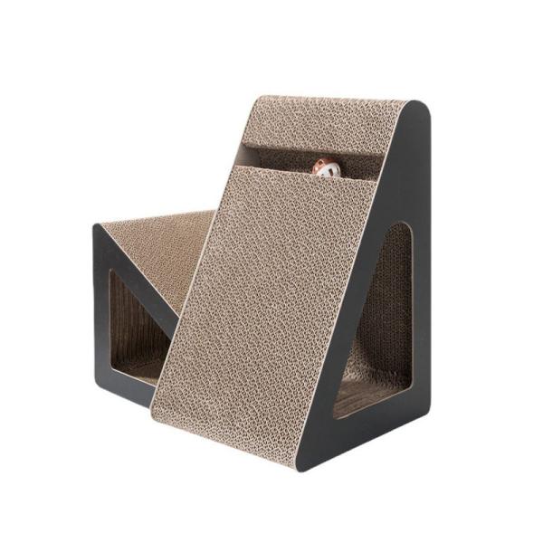 Cat Scratcher Bed, Cardboard Cat Bed with Catnip Christmas Couch Cat Scratching Board Cardboard Cat Couch, Large Thick