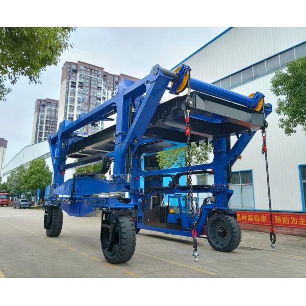 SPEO Container Lifting Vehicle , Orange Port Container Crane Truck For Steel Factories