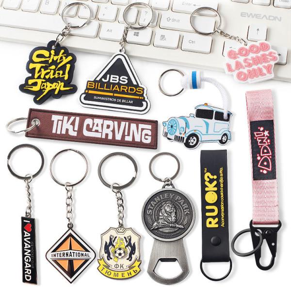 Buy Custom Metal Enamel Keychain Engraving Key Chains Small Keychain Rings at wholesale prices
