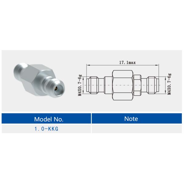 Female to Female RF Coax Adapter Connector Reliable and Durable Stainless Steel
