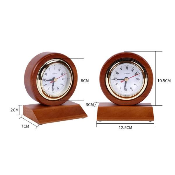 Digital Type Wooden Alarm Clock Home Decoration Use in 185*185*35mm Size