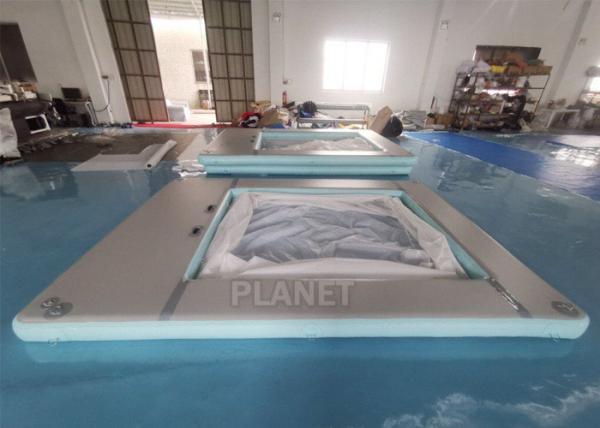 Buy Anti Jellyfish Yacht Inflatable Floating Ocean Pool With Net at wholesale prices