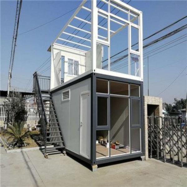 Prefab 3 Bedroom Luxury Container House With Aluminum Window And 5800*2480*2896mm