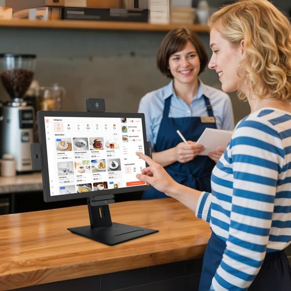 21.5" Touch Screen Android Tablet RK3576 for Restaurant Point of Sale Back Order Kiosk Self-service ordering machine