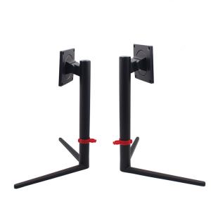 Quality Aluminum Height Adjustable Monitor Stand Metal Plastic Load Capacity 3 - 7kg for sale