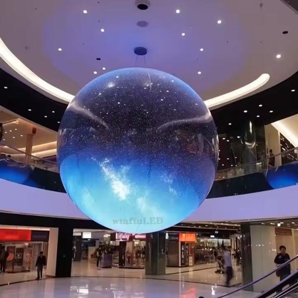 Shopping Mall Must-Have Sphere LED Display Module Size 320*160mm Order Now