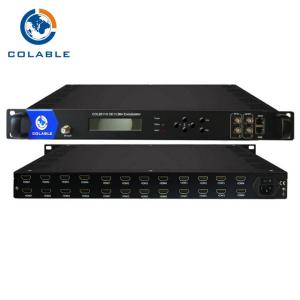 Quality 8 12 16 24 HDMI To RF HD Encoder Modulator MPEG4 AVC H 264 Vdieo Encoding for sale