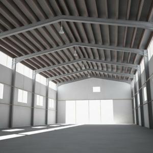 Quality Strong Metal Buildings Rust Resistant Steel Structure Barn With Spacious Interior And Loft for sale