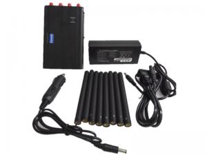 China Eight Antennas Portable Cell Phone Jammer on sale