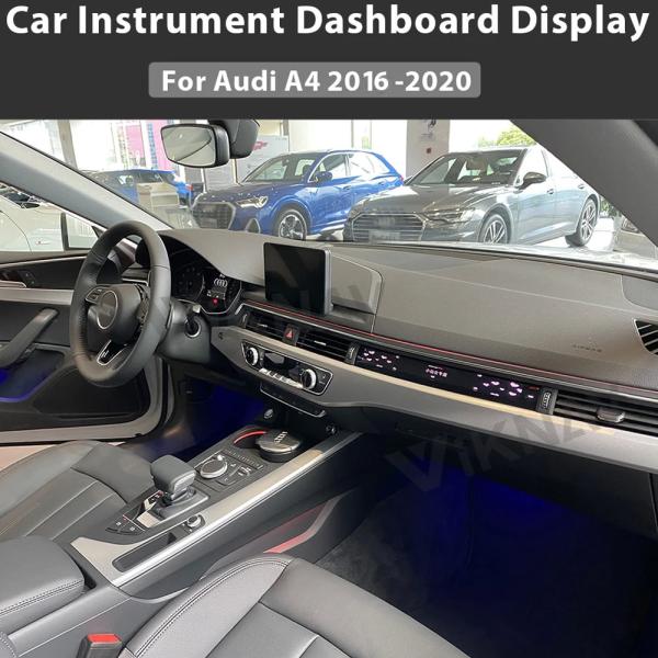 Buy VIKNAV Android LCD Copilot Display For AUDI A4 A5 A6 Q7 2016-2020 Car Instrument Dashboard Display Multimedia Unit Head at wholesale prices