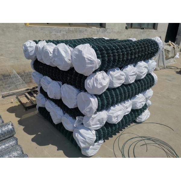 3mm Wire 60*60mm Opeing Twist Edge PVC Coated Chain Link Fence For Farm