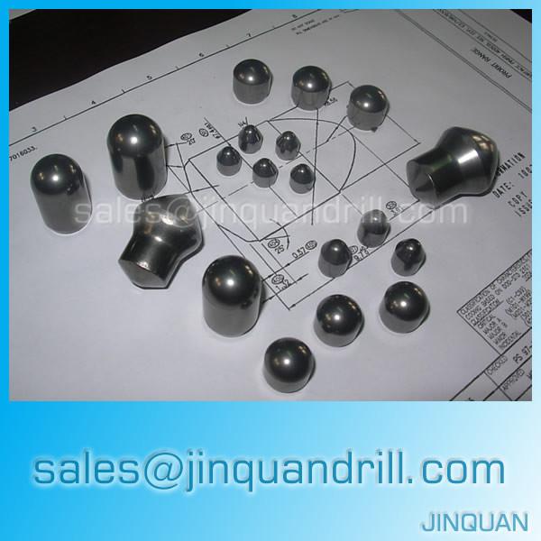 Buy cemented tungsten carbide buttons for tungsten carbide drill bits at wholesale prices