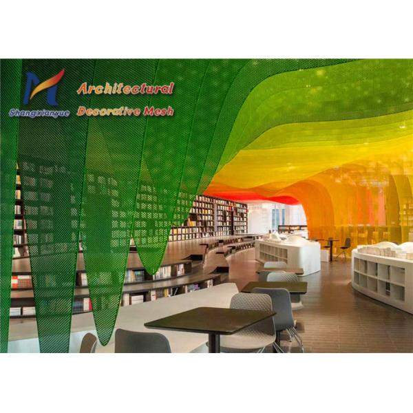 Ceiling Round Hole Perforated Metal Mesh Stainless Steel 1000mm