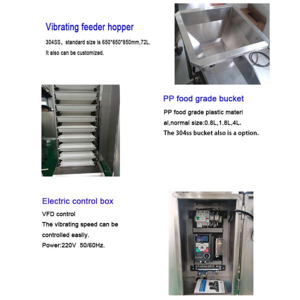 VFD Control Z Bucket Elevator With Storage Hopper