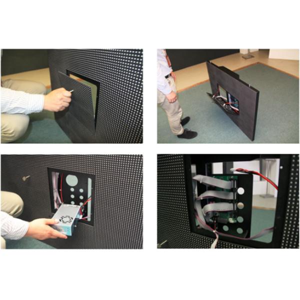 Electronic Front Service LED Display High Resolution P6 P8 P10 External Advertisement