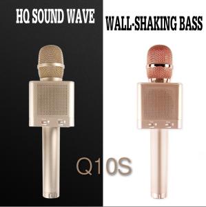 2017 new products Micgeek Q10S / Q9S improved version with 4 speakers home karaoke microphone speaker wireless