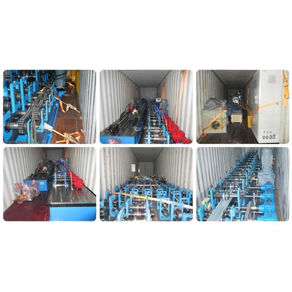 Gear Box Drive Guard Rail Forming Machine 3.5mm For Highway Saft