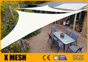 China Balcony Roof Triangular Hdpe Sun Shade Net Beige Knitted Customizable on sale
