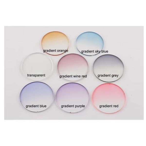 Custom Colored Lenses: 1.60 MR-8 Flat Lenses with AR Coating, Gradient Tinted Sunglass Lenses