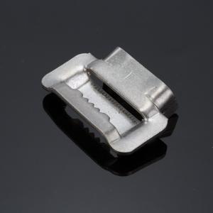 China 1/4 Inch Stainless Steel Banding Buckle Tooth Type Metal Side Release Buckle on sale