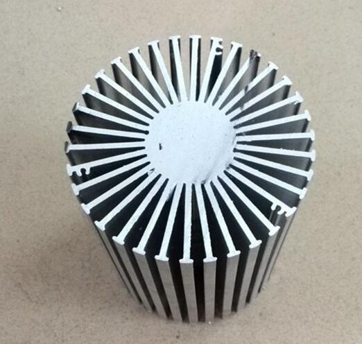 Round High Precision Forging Aluminum Heat Sinks 110 Diameter For LED PCB COB