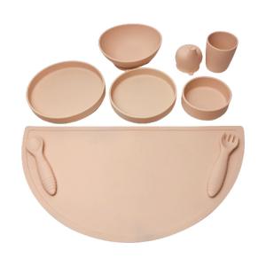 Quality Lightweight Silicone Baby Feeding Set Carton Box for Infants for sale