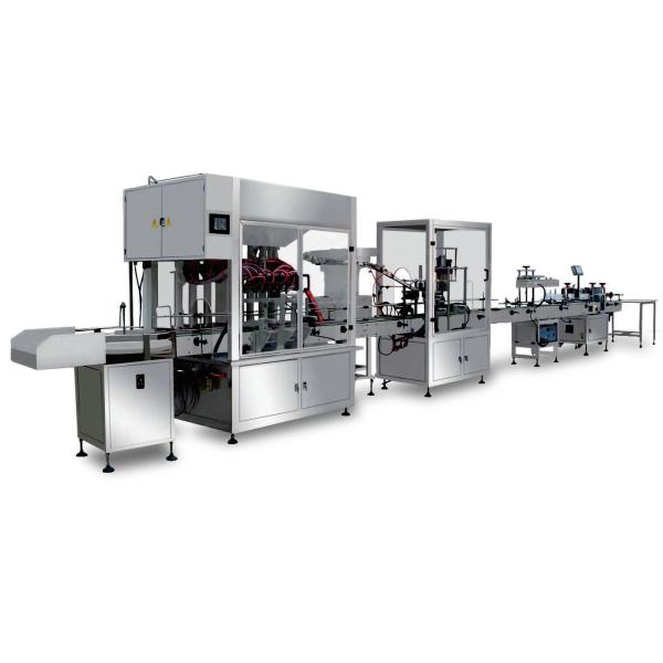 Lotion Cosmetics Liquid Bottle Filling Machine Capping Weight Automated