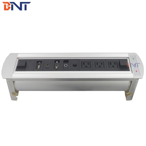 China supplier electrical motorized rotatable desktop power plugs for conference table