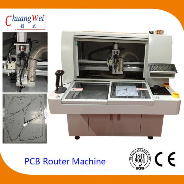 Buy PCB Router Depanelizer with Double Working Tables Optional 220V or 110V at wholesale prices