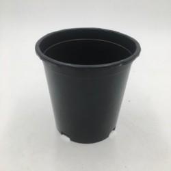 China Customizable Black Plastic Flower Pot Outdoor Gallon Pot High Quanlity on sale